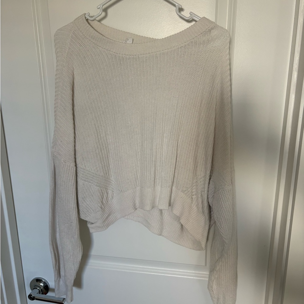 Garage Women's Cream Knit Sweater